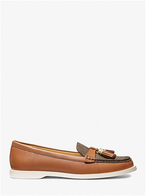 michael kors harland logo|Holland Signature Logo Loafer .